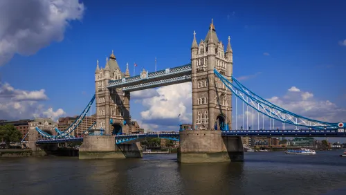 Tower Bridge in London, stop 2 on the self-guided walking tour