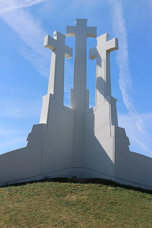 Drei-Kreuze-Denkmal in Vilnius, Station 7 auf dem selbstgeführten Stadtrundgang