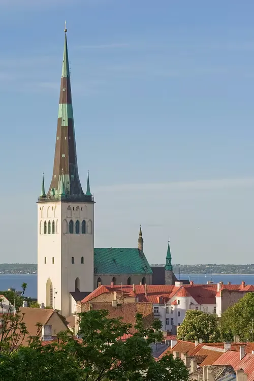 St. Olaf's Church in Tallinn, stop 2 on the self-guided walking tour