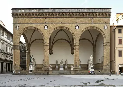 Loggia dei Lanzi in Florenz, Station 12 auf dem selbstgeführten Stadtrundgang
