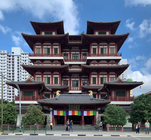 Buddha Tooth Relic Tempel und Museum in Singapur, Station 1 auf dem selbstgeführten Stadtrundgang