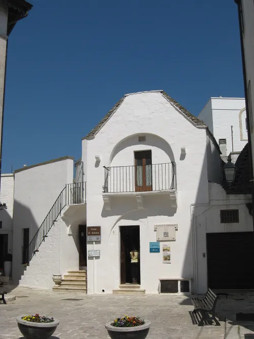 Casa d'Amore in Alberobello, Station 3 auf dem selbstgeführten Stadtrundgang