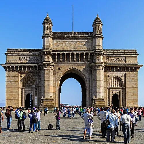 Gateway of India in Mumbai, Station 1 auf dem selbstgeführten Stadtrundgang