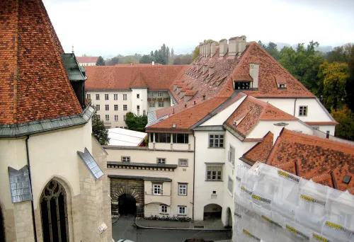 Grazer Burg, Station 9 auf dem selbstgeführten Stadtrundgang