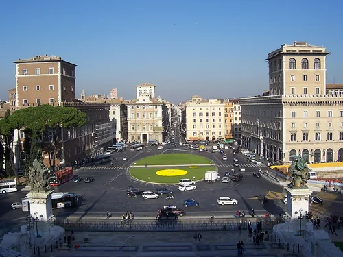 Piazza Venezia in Rom, Station 9 auf dem selbstgeführten Stadtrundgang