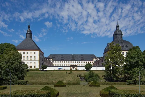 Schloss Friedenstein in Gotha, Station 1 auf dem selbstgeführten Stadtrundgang
