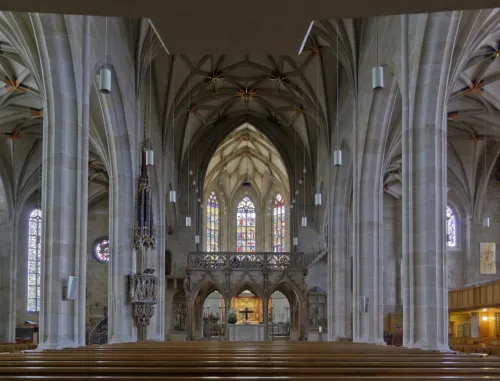 Stiftskirche in Tübingen, Station 6 auf dem selbstgeführten Stadtrundgang