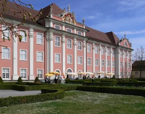 Neues Schloss in Meersburg, Station 3 auf dem selbstgeführten Stadtrundgang