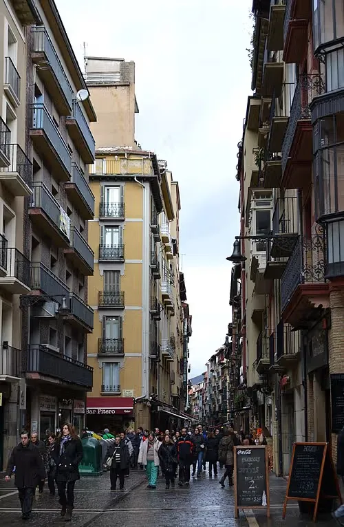 Estafeta in Pamplona, Station 3 auf dem selbstgeführten Stadtrundgang