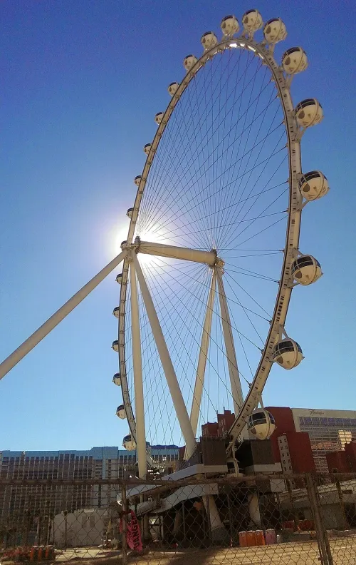 High Roller Observation Wheel in Las Vegas, stop 8 on the self-guided walking tour