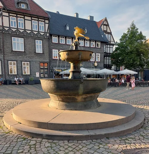 Marktplatz in Goslar, Station 1 auf dem selbstgeführten Stadtrundgang