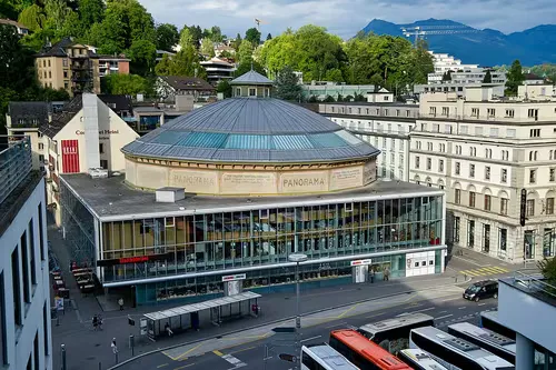 Bourbaki-Panorama in Luzern, Station 11 auf dem selbstgeführten Stadtrundgang