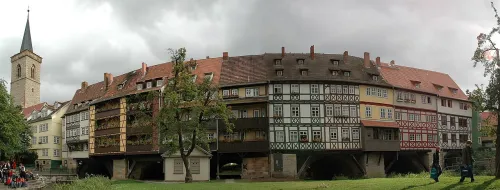 Krämerbrücke in Erfurt, Station 5 auf dem selbstgeführten Stadtrundgang