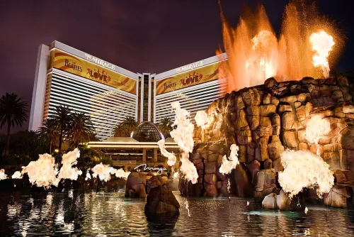 The Mirage in Las Vegas, stop 6 on the self-guided walking tour