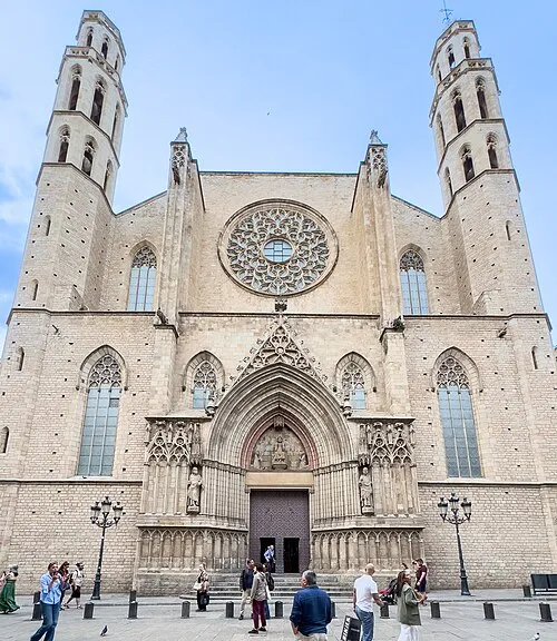 Santa Maria del Mar in Barcelona, Station 9 auf dem selbstgeführten Stadtrundgang
