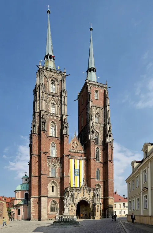 Cathedral of St. John the Baptist in Wrocław, stop 7 on the self-guided walking tour