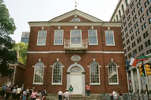 Congress Hall in Philadelphia, stop 6 on the self-guided walking tour