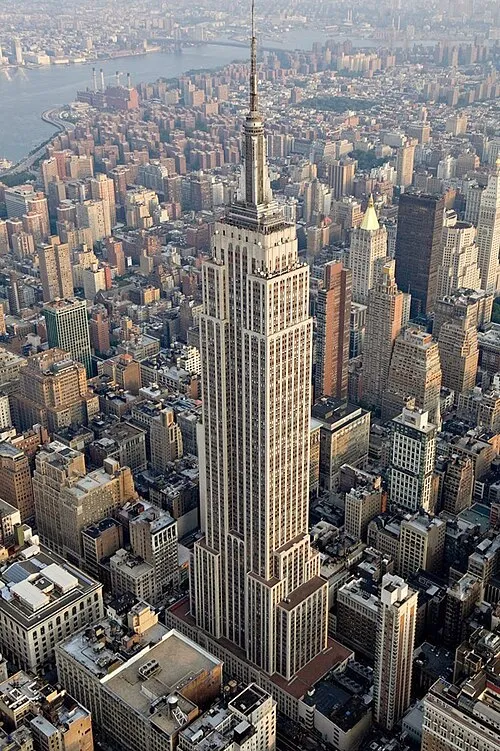 Empire State Building in New York, stop 3 on the self-guided walking tour