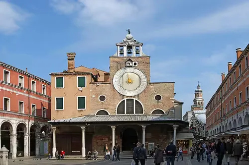 San Giacomo di Rialto in Venice, stop 14 on the self-guided walking tour