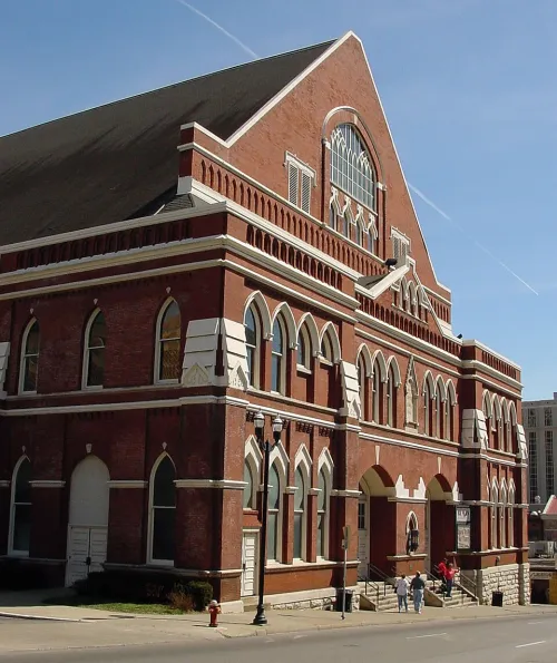 Ryman Auditorium in Nashville, Station 6 auf dem selbstgeführten Stadtrundgang