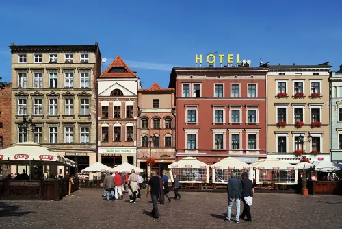 Rynek Staromiejski in Thorn, Station 1 auf dem selbstgeführten Stadtrundgang