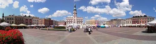 Rynek Wielki in Zamość, Station 1 auf dem selbstgeführten Stadtrundgang