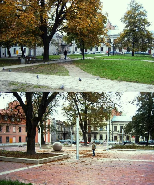 Rynek Wodny in Zamość, Station 5 auf dem selbstgeführten Stadtrundgang