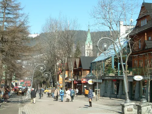 Krupówki in Zakopane, Station 4 auf dem selbstgeführten Stadtrundgang