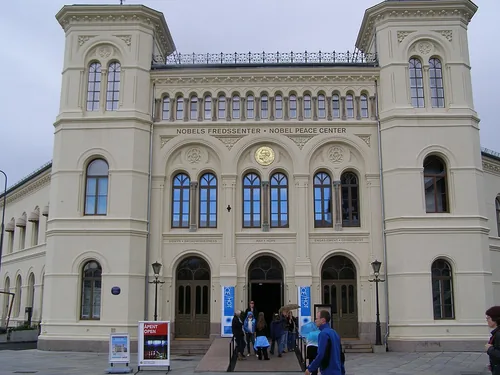 Nobel Peace Center in Oslo, stop 4 on the self-guided walking tour