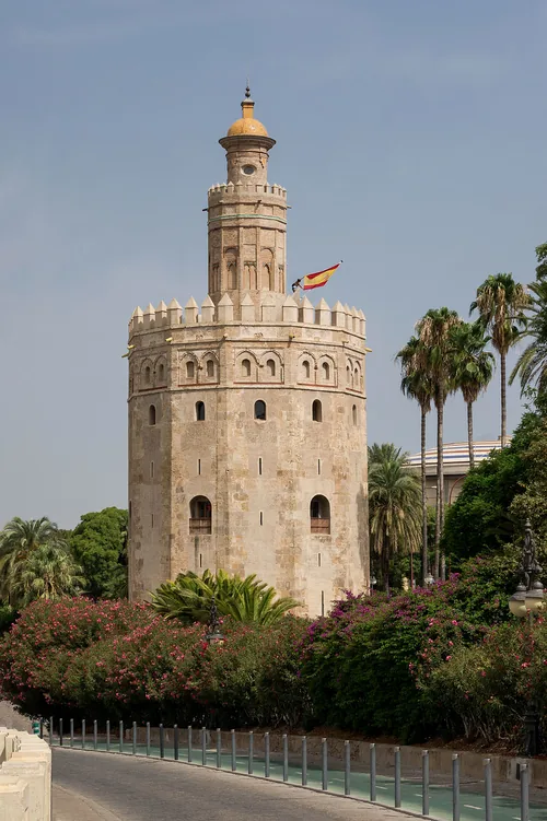 Torre del Oro in Sevilla, Station 5 auf dem selbstgeführten Stadtrundgang