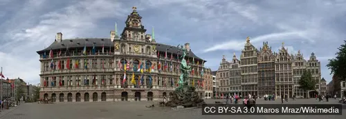 Grote Markt (Main Square) in Antwerp, stop 13 on the self-guided walking tour