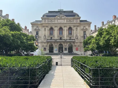 Place des Célestins in Lyon, Station 9 auf dem selbstgeführten Stadtrundgang