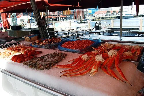 Fish Market in Bergen, stop 3 on the self-guided walking tour
