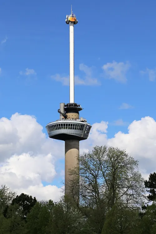 Euromast in Rotterdam, Station 1 auf dem selbstgeführten Stadtrundgang