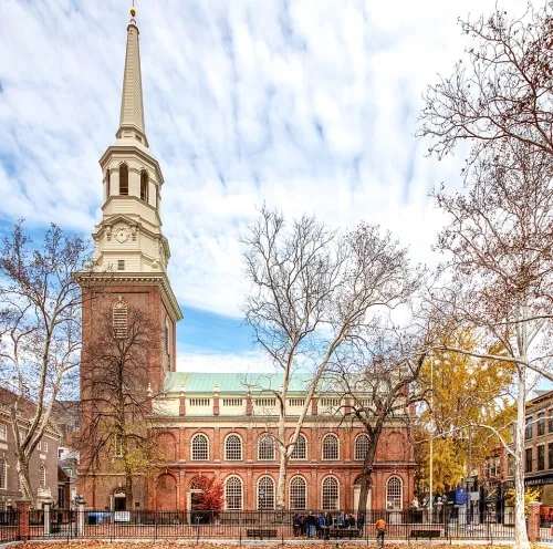 Christ Church in Philadelphia, stop 2 on the self-guided walking tour