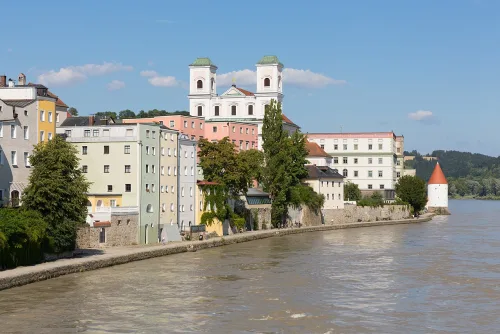 Innkai in Passau, Station 3 auf dem selbstgeführten Stadtrundgang