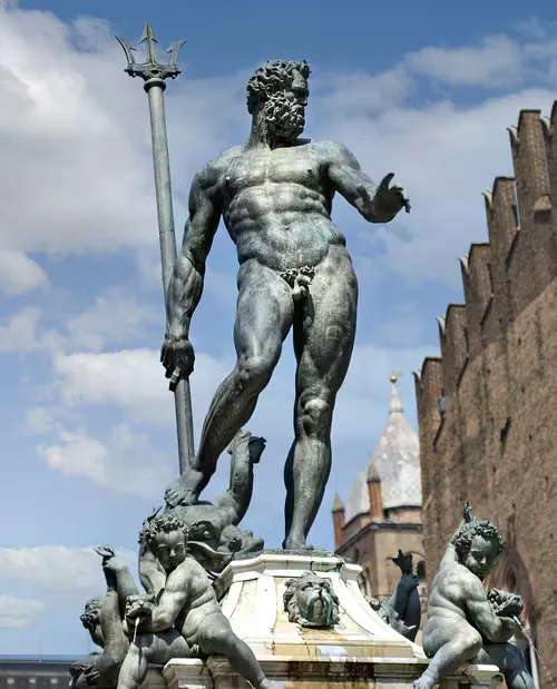 Neptunbrunnen in Bologna, Station 8 auf dem selbstgeführten Stadtrundgang