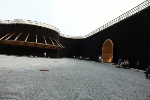Sole-Gradierwerk (Tężnia Solankowa) in Wieliczka, Station 2 auf dem selbstgeführten Stadtrundgang