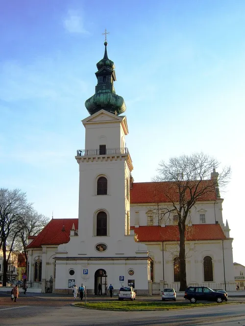 Kathedralturm mit Aussichtsplattform in Zamość, Station 7 auf dem selbstgeführten Stadtrundgang
