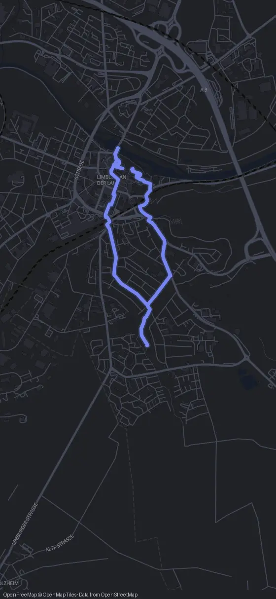 Route der Tour durch Limburg