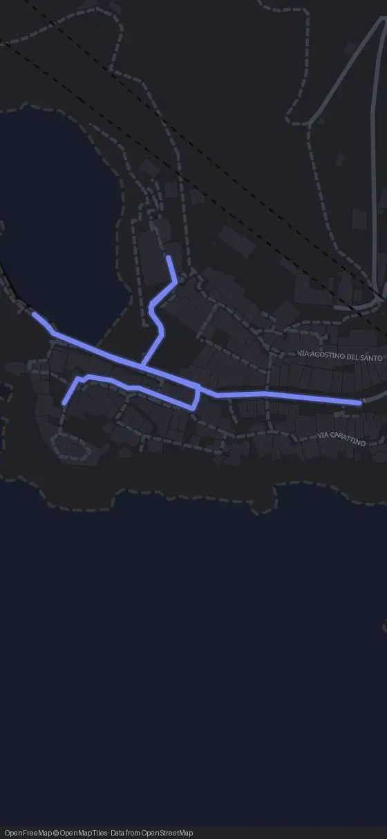 Route der Tour durch Vernazza